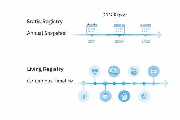 The Death of the Annual Report: Why Static Registries Fail Modern Cardiac Care